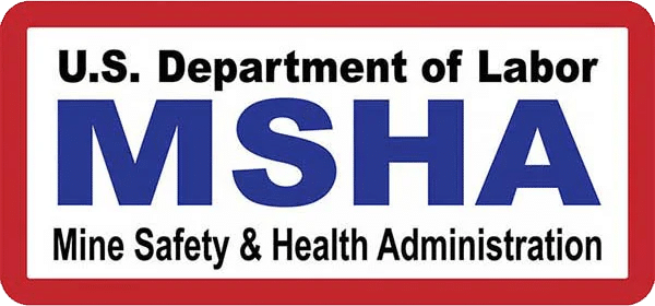 MSHA Logo U.S. Department of Labor Mine Safety and Health Administration